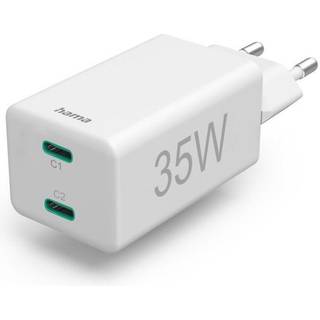 Hama 35W 2xUSB-C Universal oplader/strømforsyning