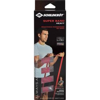 Schildkröt Fitness Super Band Heavy Fitnessbånd størrelse 45 mm farve red