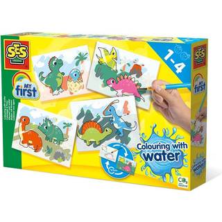 SES Creative Malesæt Første Mal med Vand, Dinosaur