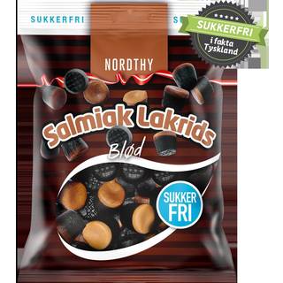 Nordthy Sukkerfri Salmiak Lakrids - Blød (65g)