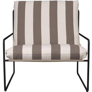 Desert 1-seater - Black - Stripe - Chocolate