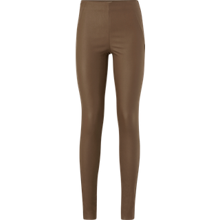 OBJBelle Imiteret Leggings - Brun