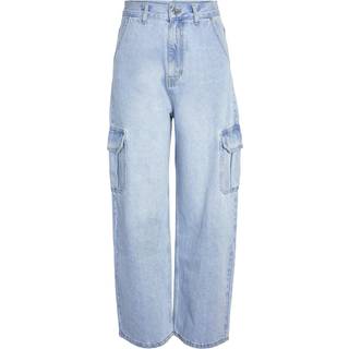 NMAlexa Cargo Jeans - Lyseblå Denim