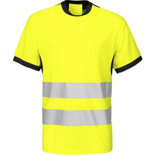 ProJob 646009 6009 t-shirt en iso 20471 klasse 2 / Arbejds T-shirt Yellow/Black 2XL