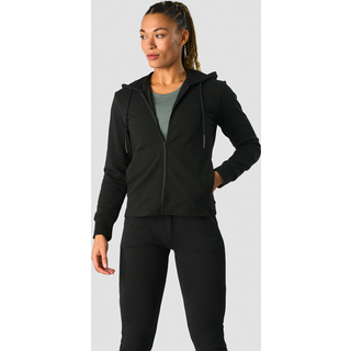 Stride Zipper Hoodie, Black
