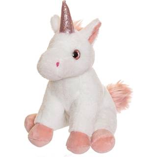 Teddykompaniet Bamse Enhjørning 25 cm, Hvid