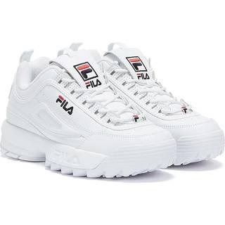 Fila Womens Disruptor II Premium Sneaker Whitewhitewhite 5 Medium US