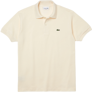 Lacoste Short Sleeved Polo T Shirt Cream