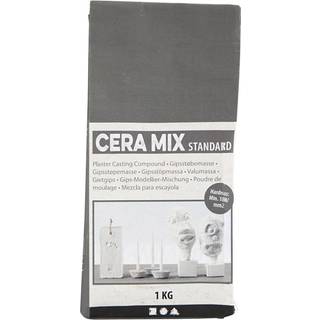 Cera-Mix Standard Modelgips, Lys Grå, 1 kg