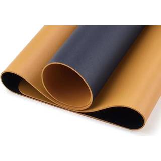Skrivebordsunderlag af PU-læder/kunstlæder, navy. Mål: 90×43×0,2 cm