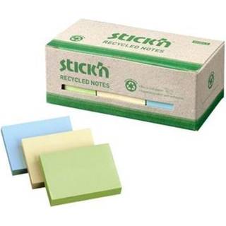 Stick'n Recycled - notes - 38 x 51 mm - 1200 sheets (12 x 100)