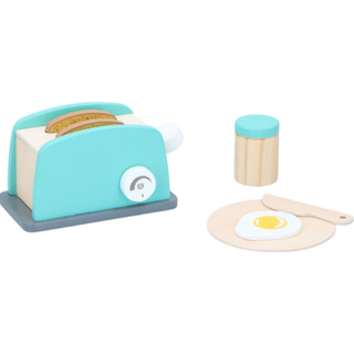 Marionette toaster i træ, 7 dele