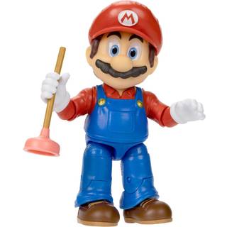 Super Mario Movie figur 13 cm - Mario med tilbehør