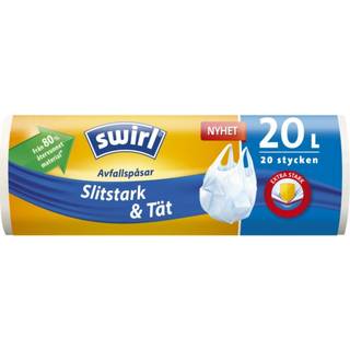 SWIRL Swirl Affaldspose med håndtag 20L, 20-pak 4008871215635