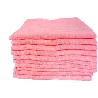 VTK Microfiberklud Luksus 40x40 cm Rød 10 stk 80/20 Polyester/Polyamid