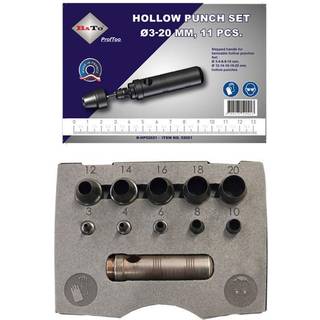 BATO Huggepibesæt 3-20mm