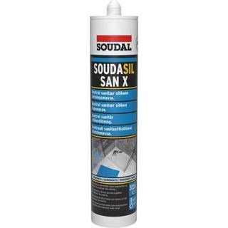 Soudasil SanX sanitetssilicone 300ml transp.