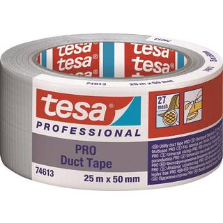 tesa Pro Lærredstape | 50 mm | 25m | Grå