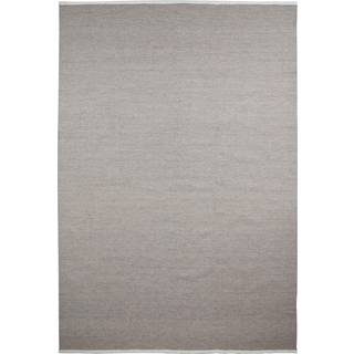 Massimo Escape Kelim Tæppe - 200x300 - Light Beige Med Kantebånd