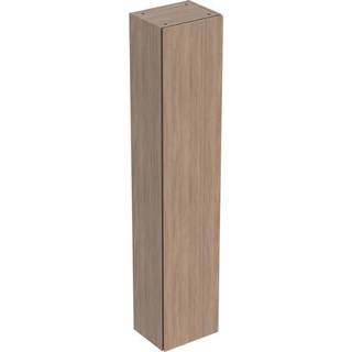 Geberit iCon højskab med en låge: B=36cm, H=180cm, T=29.1cm, Eg / Melamin træstruktur
