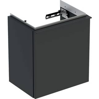 Geberit iCon underskab til håndvask, med en låge: B=37cm, H=41.5cm, T=27.9cm, lava / lakeret mat, lava / pulverlakeret mat