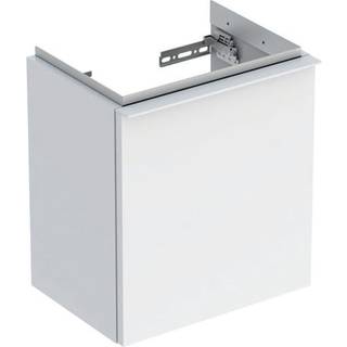 Geberit iCon underskab til håndvask, med en låge: B=37cm, H=41.5cm, T=27.9cm, hvid / lakeret højglans, hvid / pulverlakeret mat