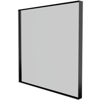 Sanibell Basicline spejl 60x60cm i matsort aluramme