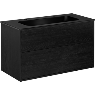 Gustavsberg Artic Underskab 100 cm, med håndvask, 2 bl.huller