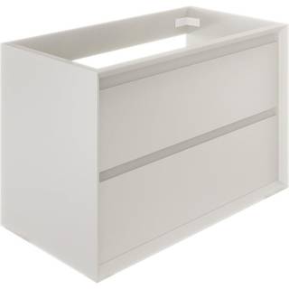 Allibert DELTA underskab, 2 skuffer, 80 cm, mat hvid