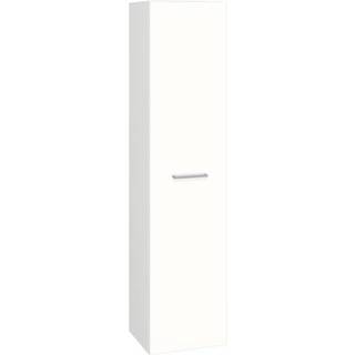 Dansani Mido højskab med en låge Højrehængslet i farven Blank hvid - 173x40 cm