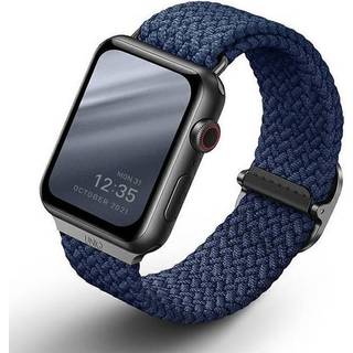 UNIQ Aspen Apple Watch flettet rem 38/40/41/42mm - Oxford blå