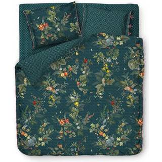 Luksus Dobbelt Sengetøj fra PIP STUDIO - FALL IN LEAF DARK BLUE 2x2
