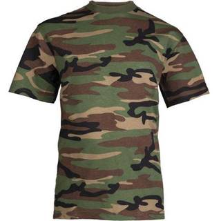 Smart t-shirt Camo woodland til børn