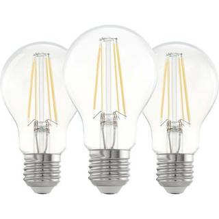 EGLO LED pære A60 Standard 7W/827 806 lumen klar 3-pak E27