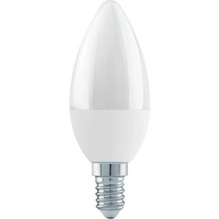 EGLO LED pære C37 Kerte 4.9W/830 470 lumen mat 3-trin dæmpbar E14
