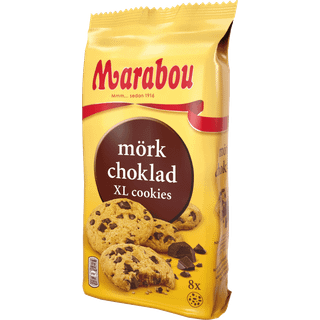 Marabou Cookies Mørk Chokolade, 184 g