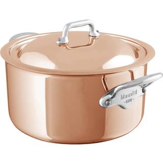 Mauviel Gryde med låg Copper/Steel