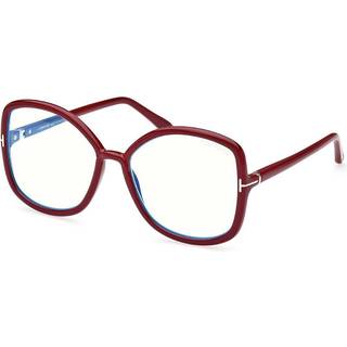 Tom Ford FT5845-B Blue-Light Block 074 56 Briller Kvinder Rød - Red - 56mm