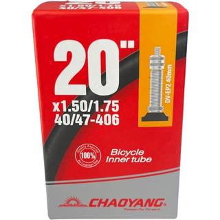 Chaoyang Slange 20 x 1.50-1.75 med 40mm lang Dunlop ventil
