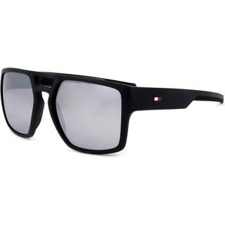 Tommy Hilfiger TH 1805/S 003/T4 56 Solbriller Mænd Black - Matte Black - 56mm