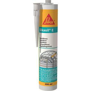 Sika Glassilikone Sikasil-E Vit, 300 ml