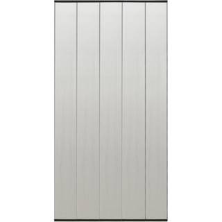 Insektskærm Til Dør Med Netgardin I 5 Dele Sort - 120 x 240 cm