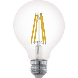 EGLO LED pære G80 Globe 7,5W/827 806 lumen klar dæmpbar E27