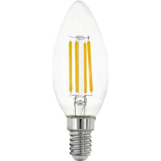 EGLO LED pære C35 Kerte 4W/827 470 lumen klar E14