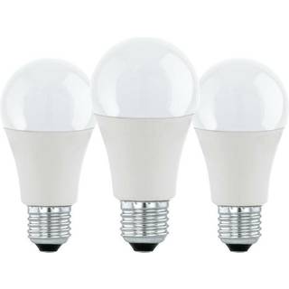 EGLO LED pære A60 Standard 8,5W/830 806 lumen mat 3-pak E27