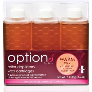Hive Of Beauty Voksning Varm honningvoksrullepatron Hårfjerning 80g (6 Pack)