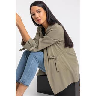 Roman Roman Green Tie Waist Longline Jacket