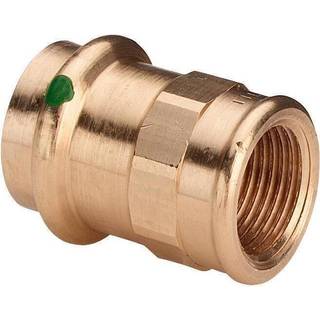 Viega Sanpress overgang 18 x 1/2" muffe/muffe rødgods, 283483