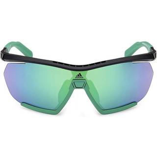 Adidas Sport Unisex SP0072 CMPT AERO LI 05Q Solbriller Plast Sort Grøn Maske Normal Spejl