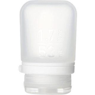 Humangear gotoob (lille) | Genopfyldelig silikone rejseflaske | Låsning af låg | Madsikkert materiale | Klar lille (1,7 fl.oz; 53 ml)